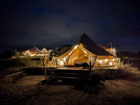 Glamping con cocina-baño privado